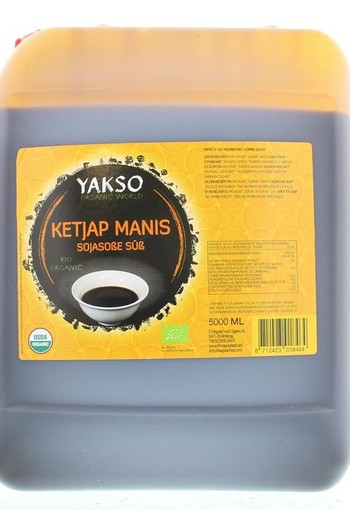 Yakso Ketjap manis bio (5 Liter)