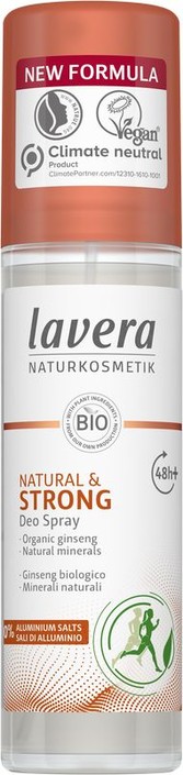 Lavera Deodorant spray natural & strong bio EN-IT (75 Milliliter)