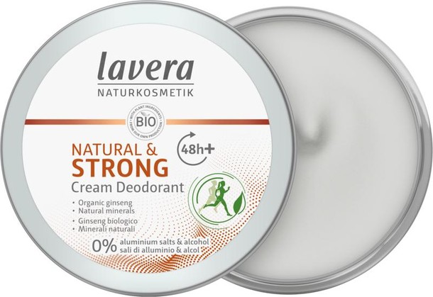 Lavera Deodorant creme/cream natural & strong bio EN-IT (50 Milliliter)