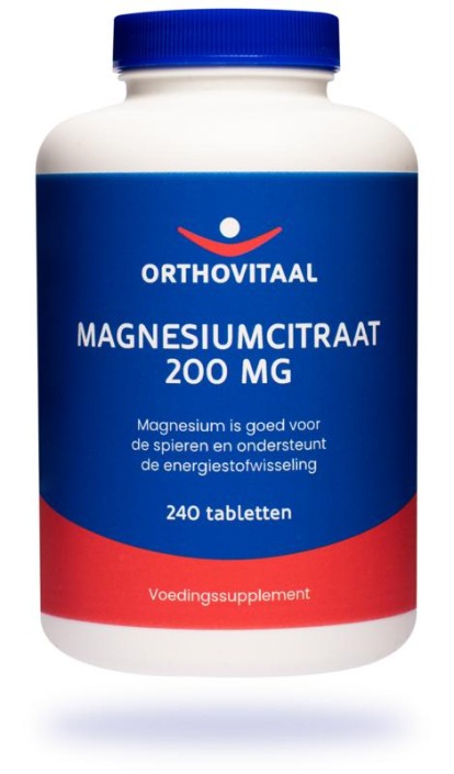 Orthovitaal Magnesium citraat 200mg (240 Tabletten)