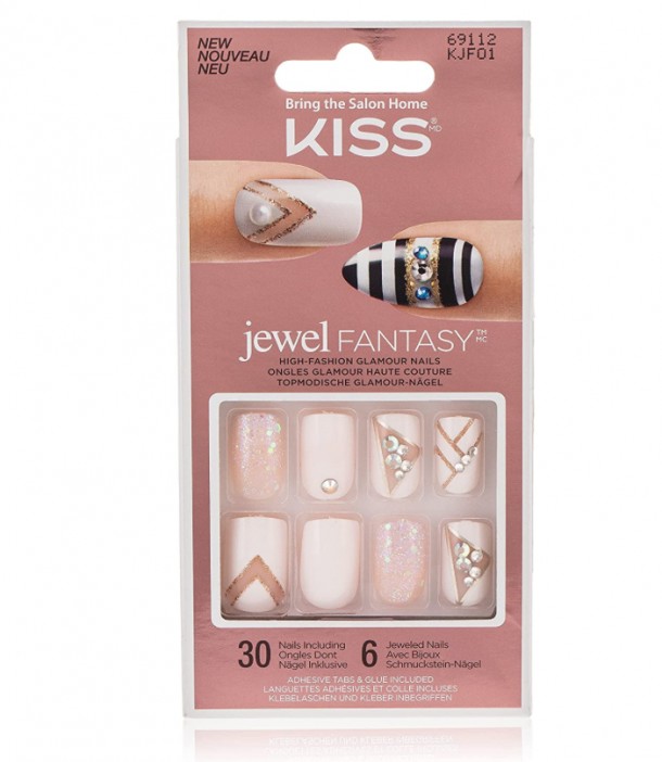 Kiss Jewel Fantasy Nails Medium Length - 69112 Empress