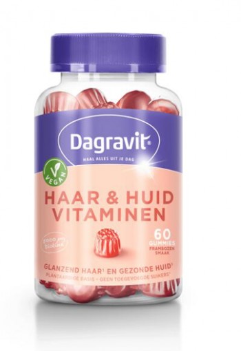 Dagravit Huid en haar vitamine gummies 60 stuks