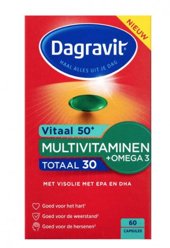 Dagravit Totaal 30 50+ omega 60 tabletten