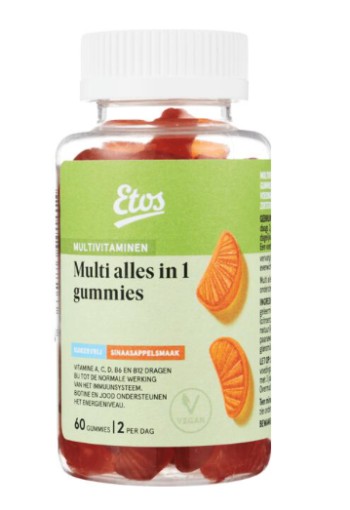 Etos Multi Alles in1 gummies 60 stuks