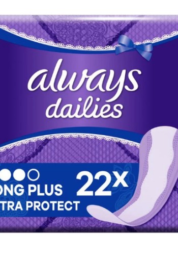 Always Dailies Extra Protect Inlegkruisjes Long Plus 22 st.