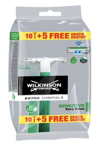 Wilkinson Sword Extra 2 Sensitive Wegwerpscheermesjes 15st