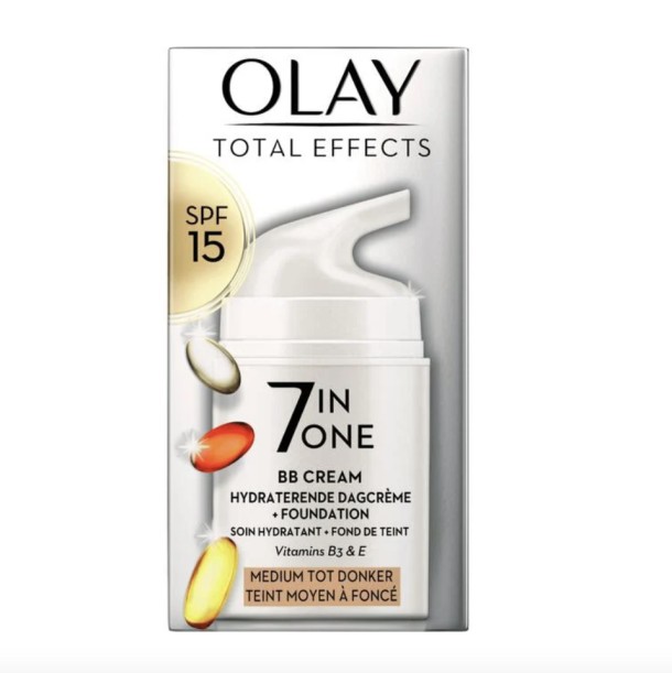 Olay Total Effects Bb Cream Dagcreme Medium tot Donker  Tint 50ml
