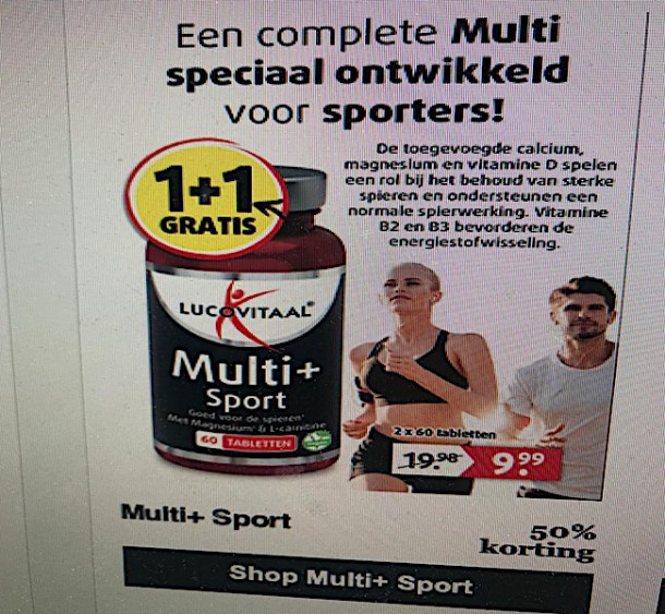 Lucovitaal Multi + sport 60 capsules