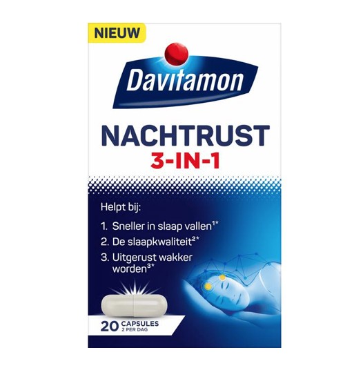 Davitamon Nachtrust 3-in-1 20 Capsules