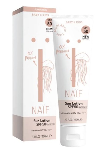 Naïf Zonnebrand Lotion Baby & Kinderen SPF 50 100 ML