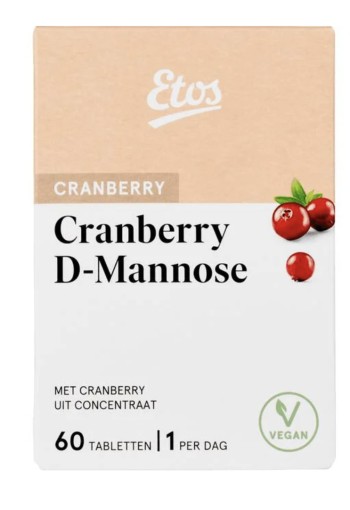 Etos Cranberry D-Mannose Capsules 60 stuks