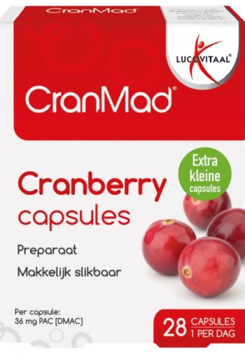 Lucovitaal - Cranmed Forte - 28 Capsules - Blaasontsteking behandeling
