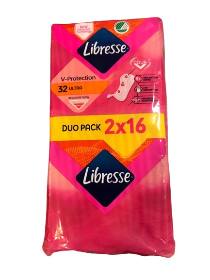 Libresse Ultra Thin Maandverband Normal 32 stuks