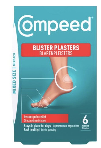 Compeed Blarenpleisters Verschillende Formaten Mixpack (6 stuks)