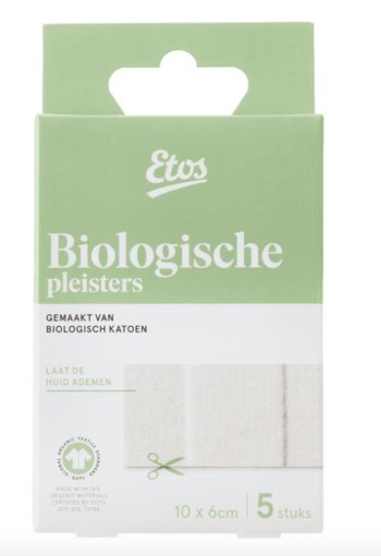 Etos Bi­o­lo­gi­sche pleis­ter 10x6cm 5 stuks