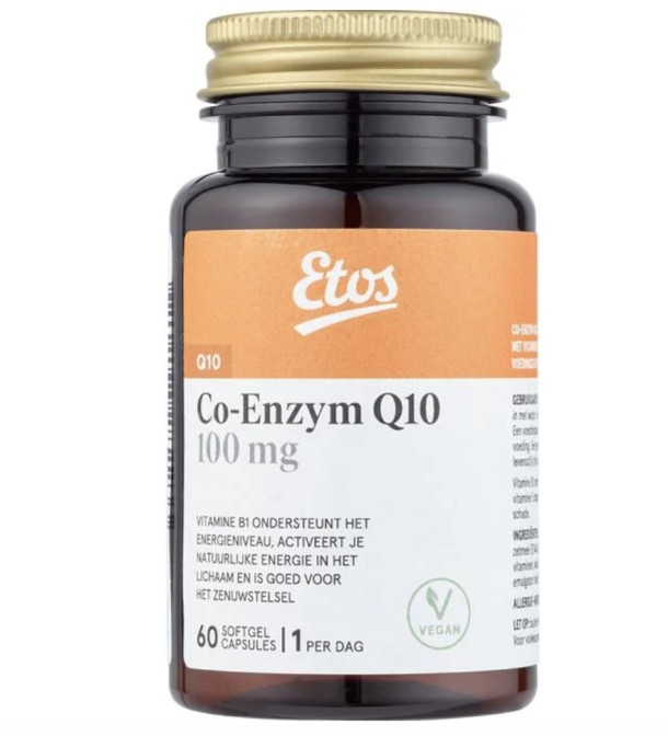 Etos Co-enzym Q10 100mg Capsules 60 stuks