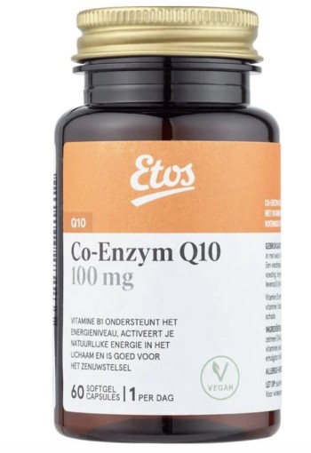 Etos Co-enzym Q10 100mg Capsules 60 stuks