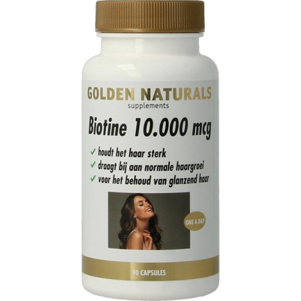 Golden Naturals Biotine 10.000mcg (90 Capsules)