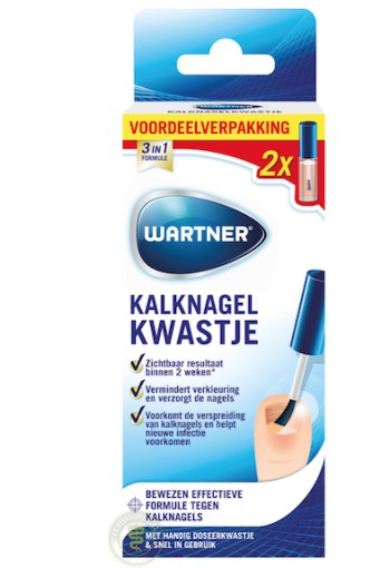 Wartner Kalknagelkwastje duo 2 x 5 ml (10 Milliliter)