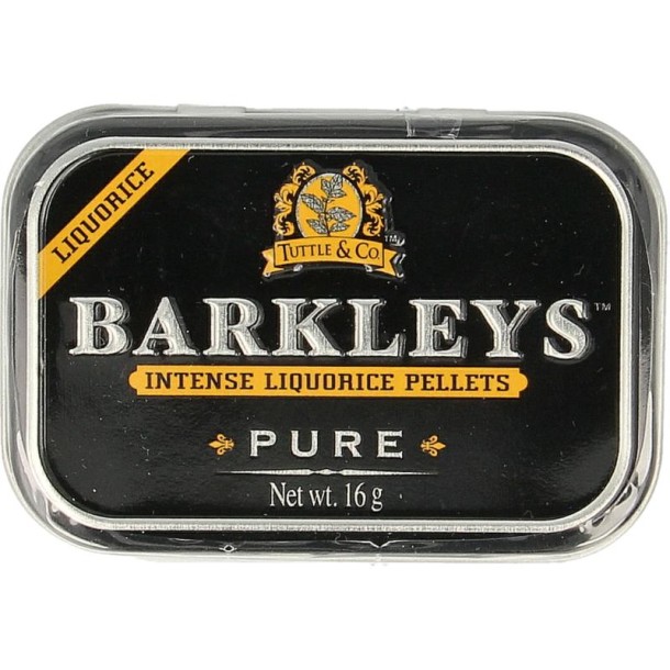 Barkleys Liquorice pellets pure (16 Gram)