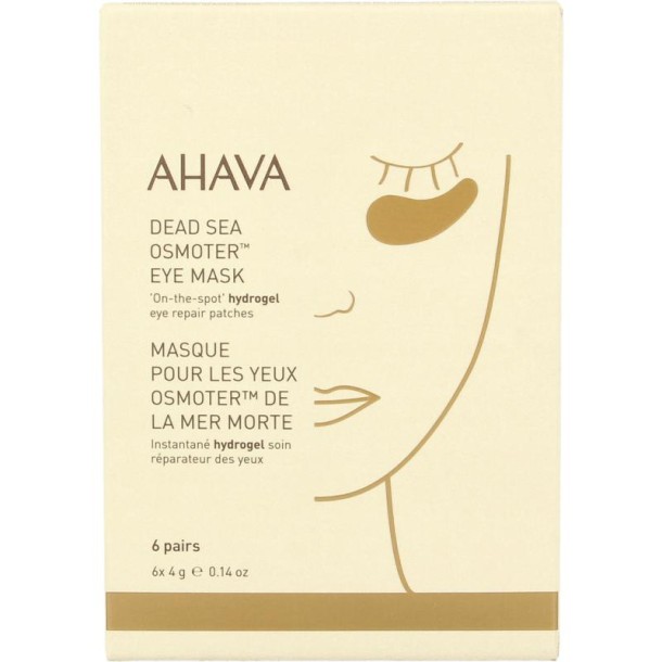 Ahava Osmoter eye mask (6 Stuks)