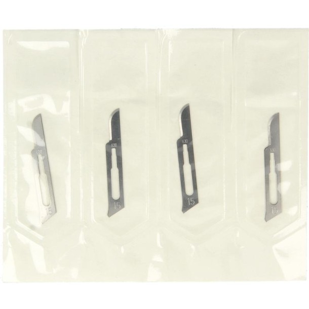 Malteser Scalpelmesjes 5cm steriel 1015/15 (4 Stuks)