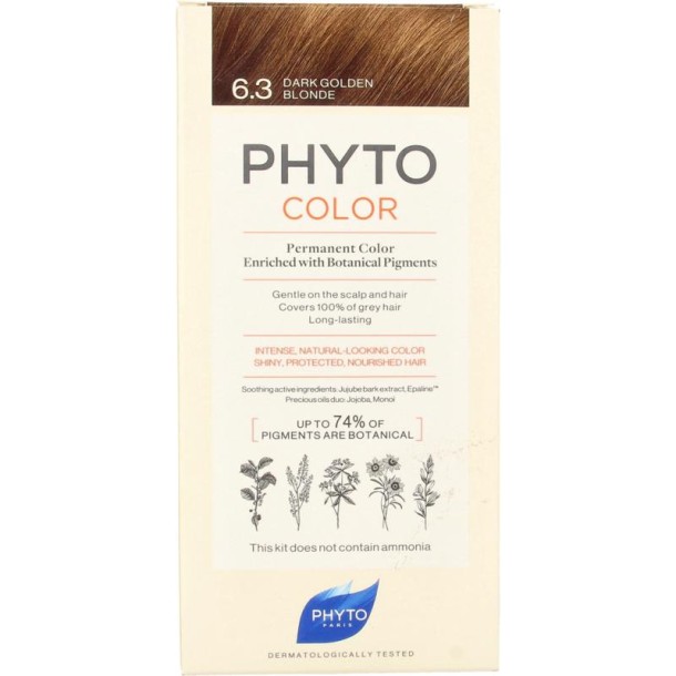Phyto Paris Phytocolor blond fonce dore 6.3 (1 Stuks)