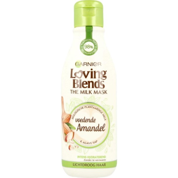 Garnier Loving blends milkmask amandel voedend (250 Milliliter)