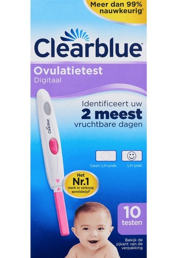 Clearblue Digitaal Ovulatietest Set 10 stuks