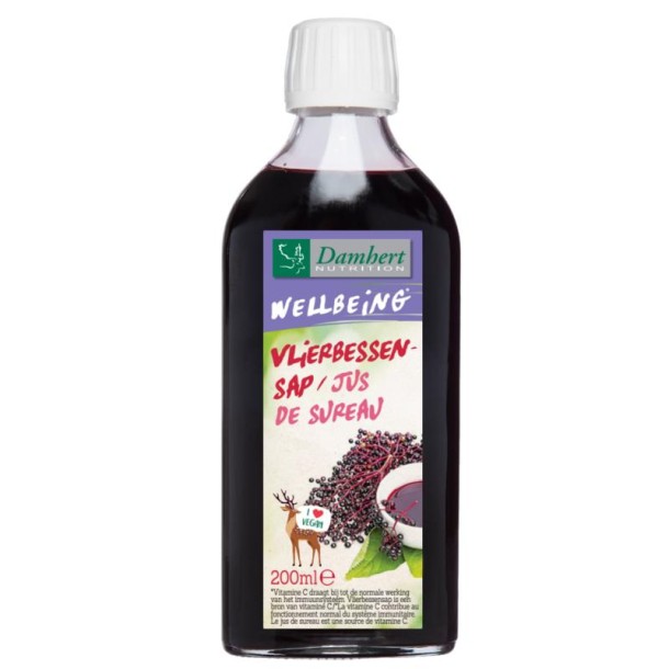 Damhert Vlierbessen siroop (200 Milliliter)