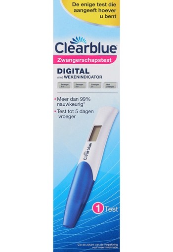Clearblue Zwangerschapstest + Wekenindicator 1 stuk