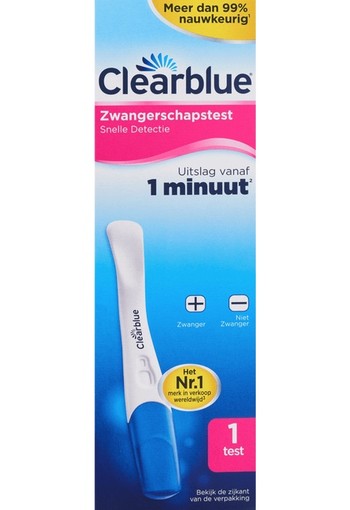 Clearblue Snelle Detectie Zwangerschapstest 1 stuk