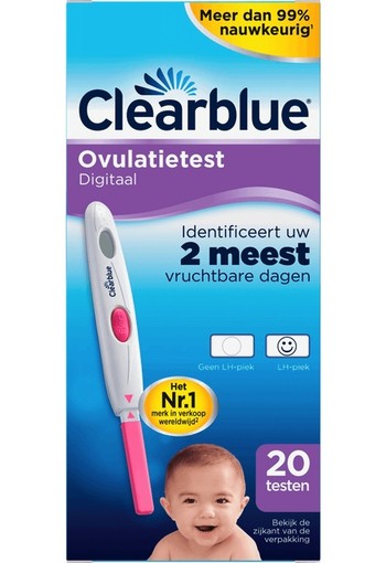 Clearblue Digitaal Ovulatietestset 20 stuks
