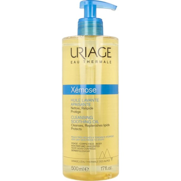 Uriage Xemose huile lavant apa (500 Milliliter)