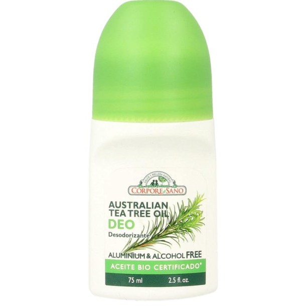 Corpore Sano Deodorant roller tea tree (75 Milliliter)