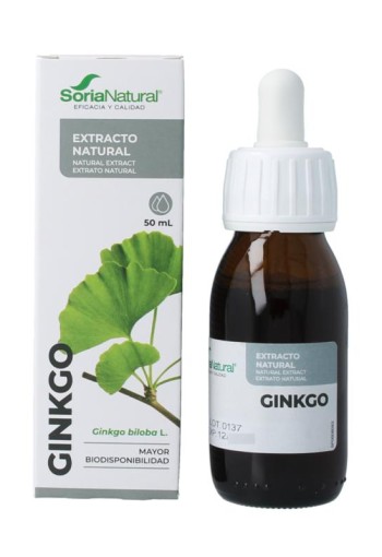 Soria Natural Ginkgo biloba XXI extract (50 Milliliter)