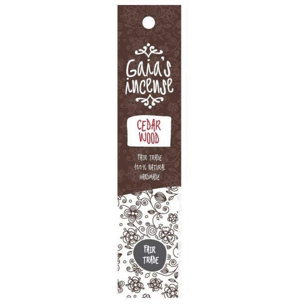 Gaia's Incense Ceder wood wierook (15 Stuks)