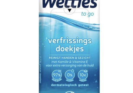 Wetties Pocket Verfrissingsdoekjes 20 stuks