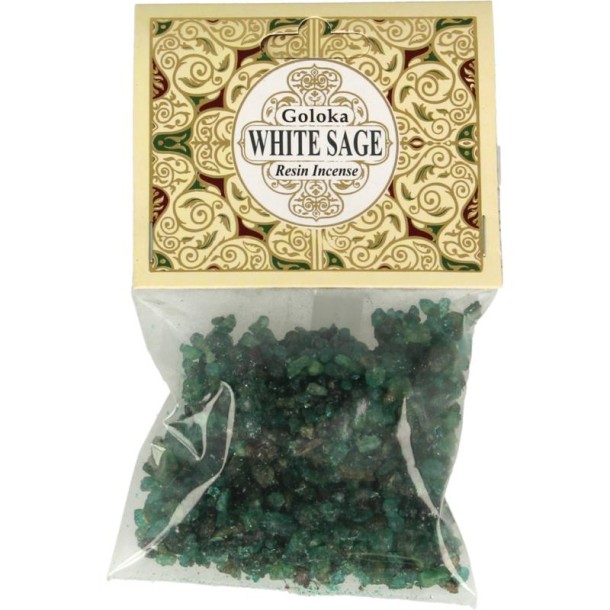 Goloka Resin incense white sage (30 Gram)