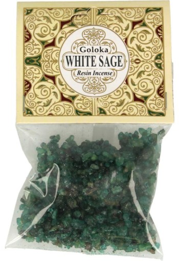 Goloka Resin incense white sage (30 Gram)