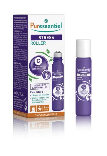 Puressentiel Stress roller 12 essentiele olien (5 Milliliter)