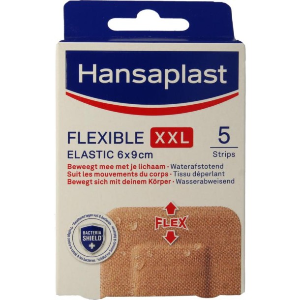 Hansaplast Flexible XXL 6 x 9cm (5 Stuks)