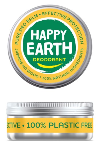 Happy Earth Deodorant balm jasmine ho wood (45 Gram)