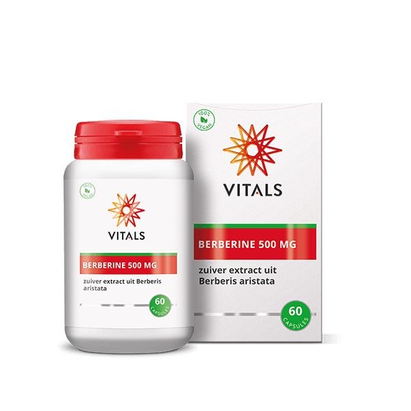 Vitals Berberine 500mg (60 Capsules)