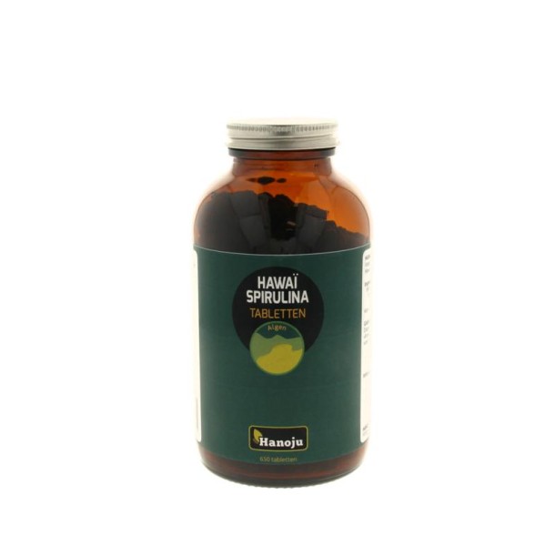 Hanoju Spirulina Hawaiiaans 500mg (650 Tabletten)