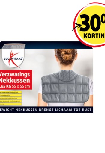 LUCOVITAAL Verzwaringsnekkussen 1 stuk. 