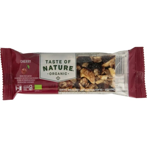 Taste Of Nature Kersen granenreep (40 Gram)