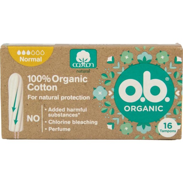 OB Tampons organic normal (16 Stuks)