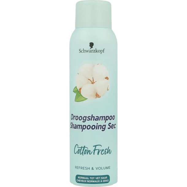 Schwarzkopf Droogshampoo cotton fresh (150 Milliliter)