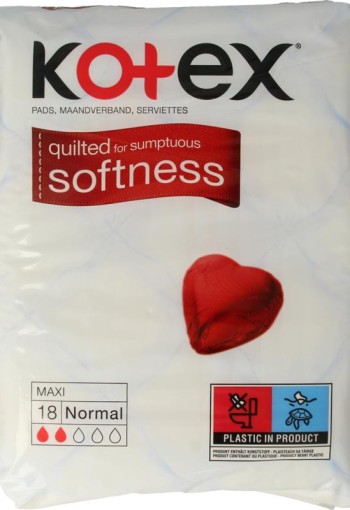 Kotex Maxi normaal (18 Stuks)